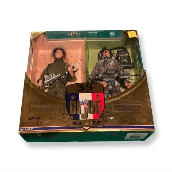 G.I.Joe 35th Anniversary Land Warriors Action Figure 2pack Then/Now Caucasian - Picture 7 of 12